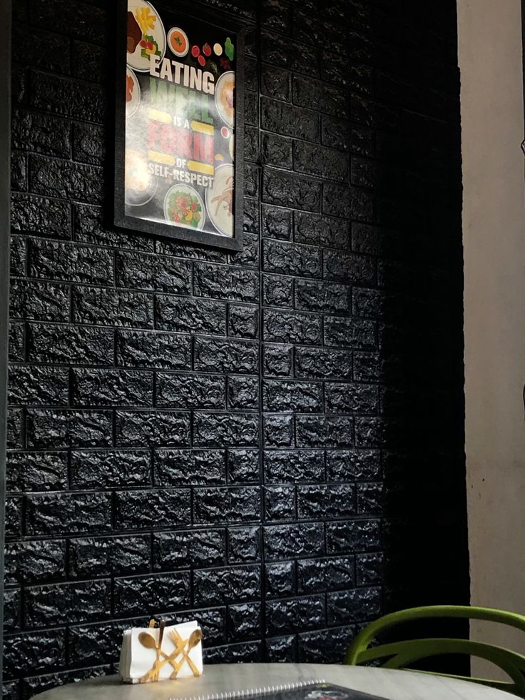 10 pièce faux pierre( épaisseur 5mm) noir – Image 4