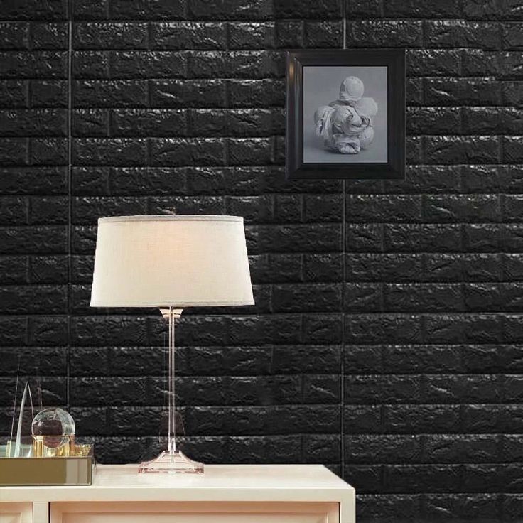 10 pièce faux pierre( épaisseur 5mm) noir – Image 3