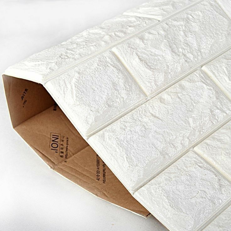 Pack 10 piece faux pierre 70/77cm 5mm Blanc – Image 3