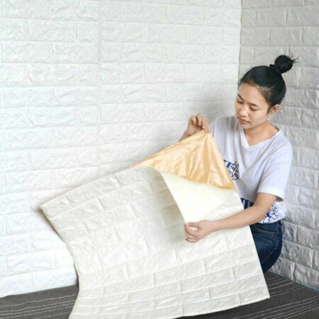 Pack 10 piece faux pierre 70/77cm 5mm Blanc